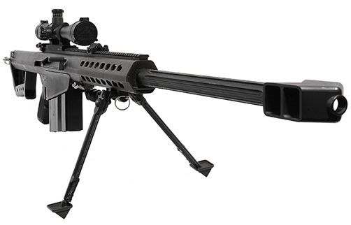 Barrett 50 Cal Sniper Rifle Bullets and Burgers